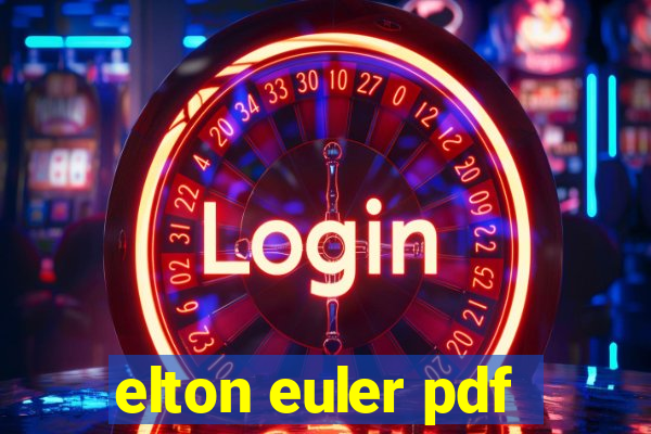 elton euler pdf